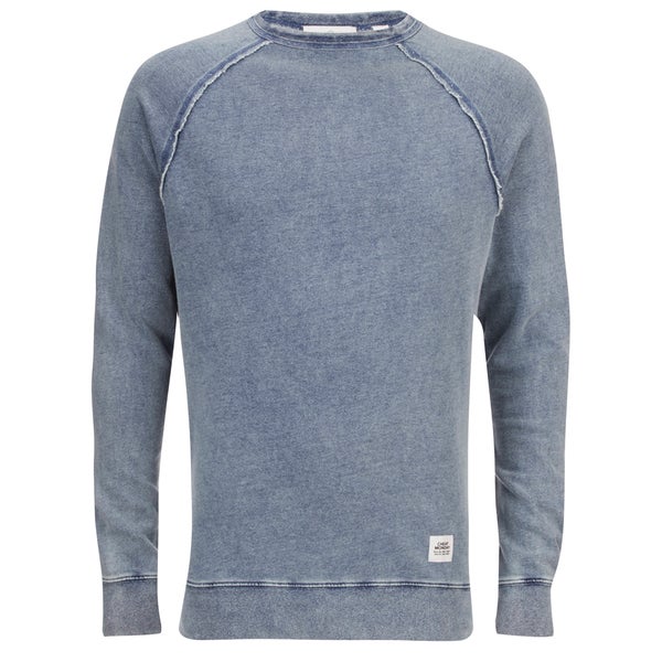 Cheap Monday Men's Rules Denim Sweatshirt - Stone Blue