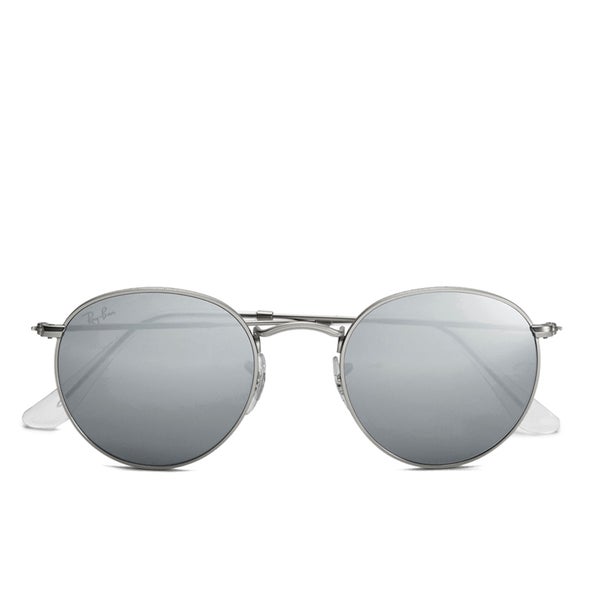 Ray-Ban Round Metal Sunglasses - Matte Silver