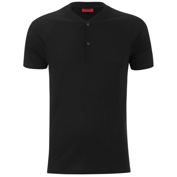 HUGO Men's Dolorado Baseball Collar Polo Shirt - Black