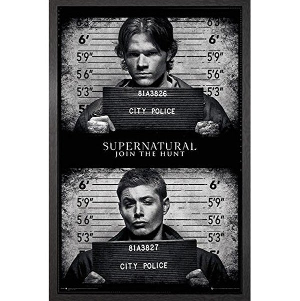 Supernatural Mug Shots - Framed Maxi Poster