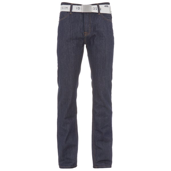 Jeans Denim Smith & Jones pour Homme Farrier Belted -Foncé