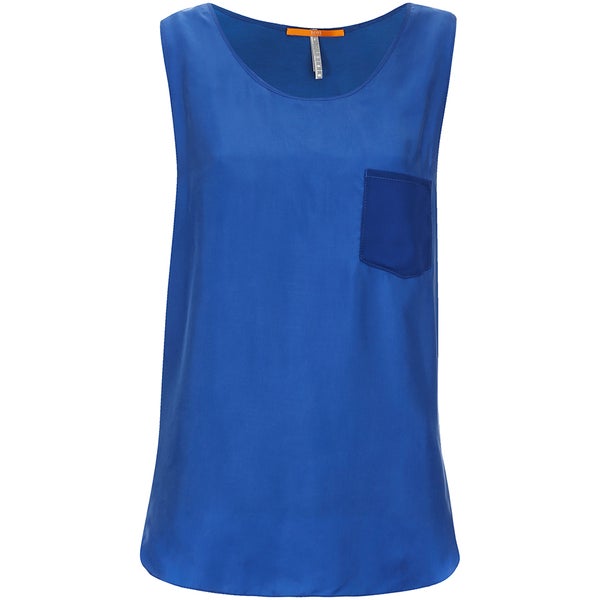 BOSS Orange Women's Kathna Vest Top - Blue