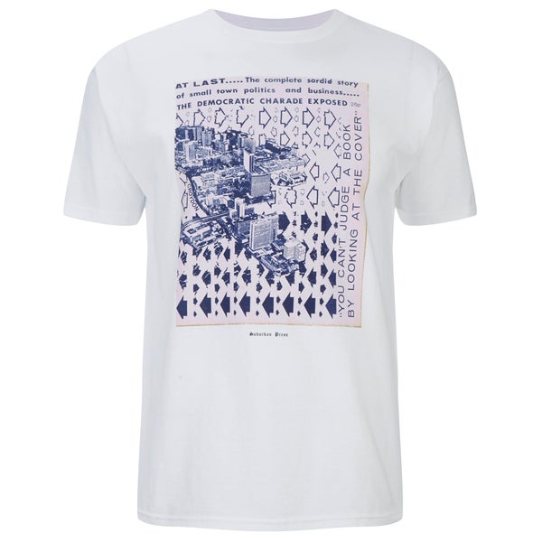 OBEY Clothing X Jamie Reid Men's Suburban Press Issue 6 Basic T-Shirt - White