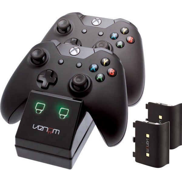 Xbox One Controller Bundle - Includes Twin Docking Station & Battery Pack Including Covers & 2 Wireless Controllers