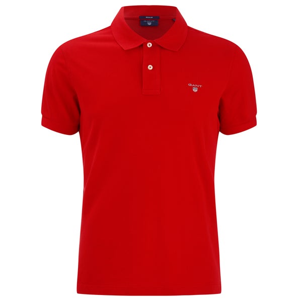 GANT Men's Original Pique Polo Shirt - Bright Red