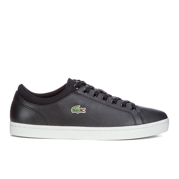 Lacoste Men's Straightset SPT 116 1 Leather Trainers - Navy