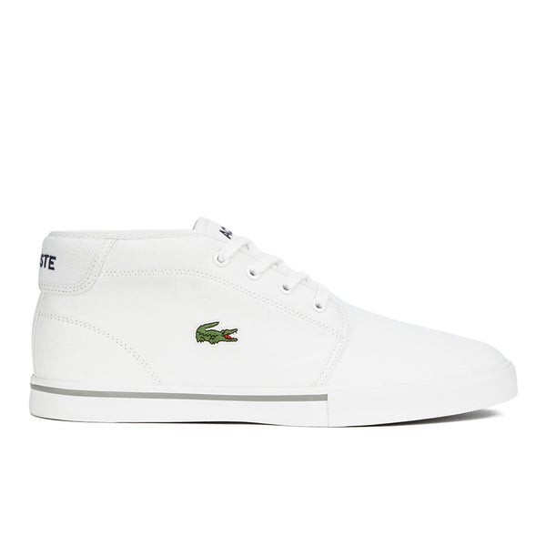 Lacoste Men's Ampthill LCR 2 Canvas Chukka Trainers - White