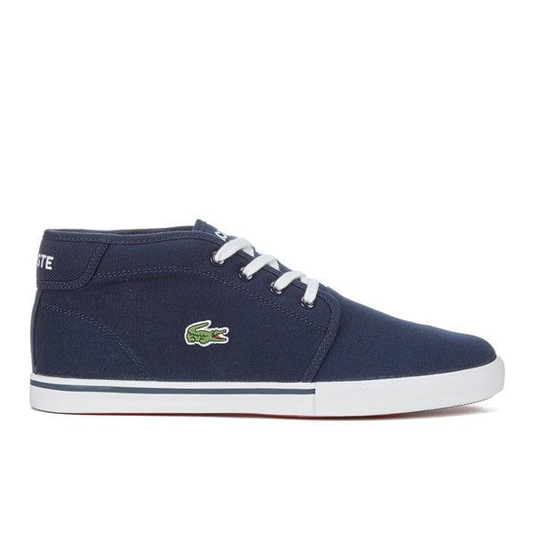 Lacoste Men's Ampthill LCR 2 Canvas Chukka Trainers - Blue