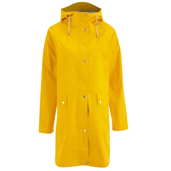 Ilse Jacobsen Women's Patch Pocket Raincoat - Cyber Yellow