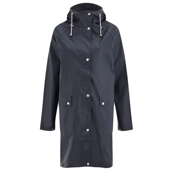 Ilse Jacobsen Women's Patch Pocket Raincoat - Dark Indigo