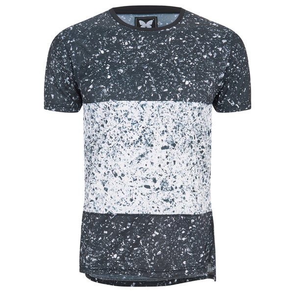 T -Shirt Good For Nothing pour Homme Heath Speckle -Noir