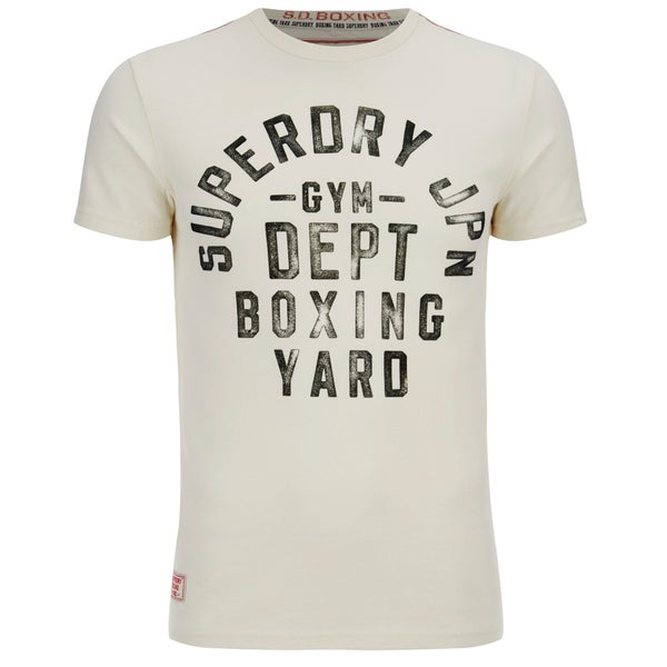 Superdry Men's Boxing Yard Short Sleeve T-Shirt - Gym Ecru