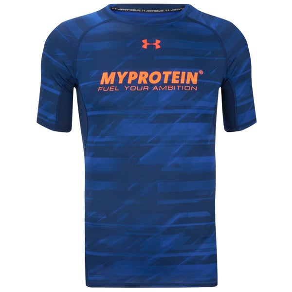 Under Armour Men's Heatgear Printed Short Sleeve T-Shirt – Navy