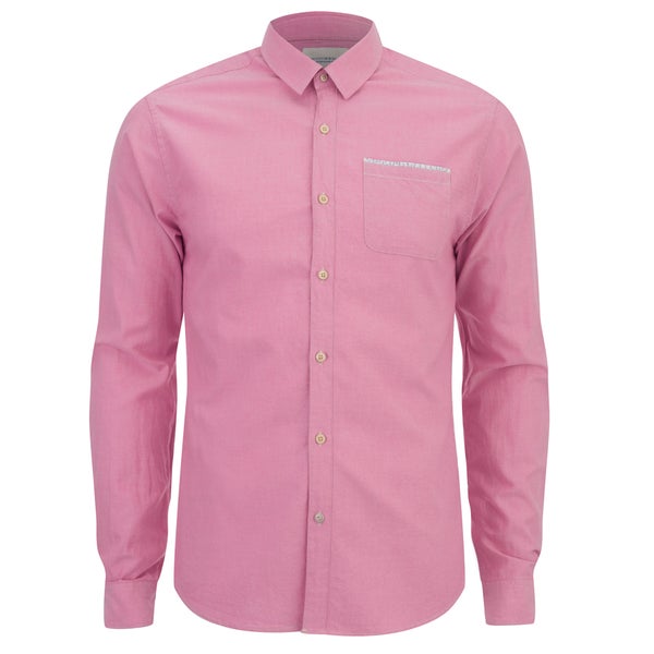 Scotch & Soda Men's Oxford One Pocket Shirt - Pink