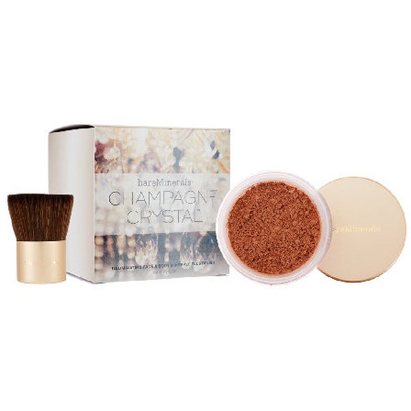 BAREMINERALS CHAMPAGNE CRYSTALS FACE AND BODY SET