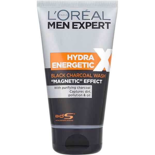 Gel limpiador para la cara X-Treme Charcoal Wash de L'Oréal Paris Men Expert 150 ml