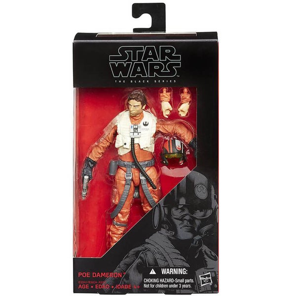 Star Wars The Force Awakens Black Series Poe Dameron 6 Inch Action Figure