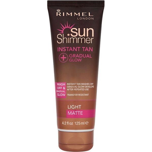 Rimmel Sunshimmer Instant Tan and Gradual Glow Wash Off (125ml)
