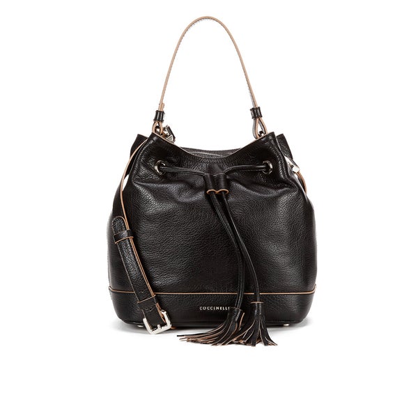 Coccinelle Women's Jessie Leather Bucket Bag - Black