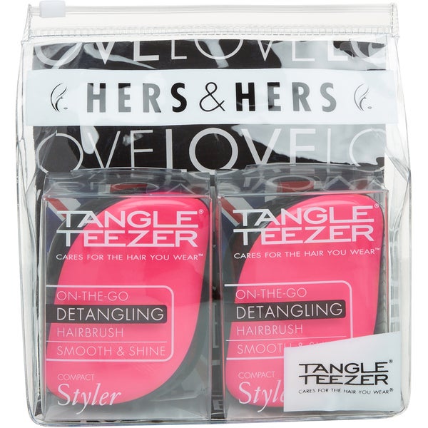 Pack Cepillo para Ella y para Ella Tangle Teezer Valentines - Hers and Hers