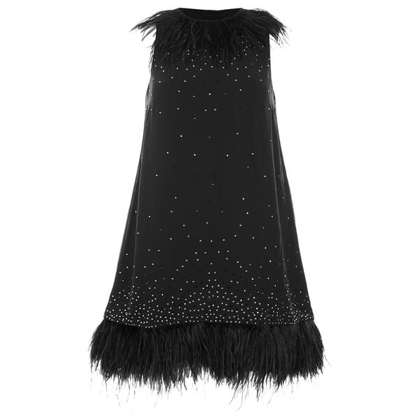 French Connection Women's Embellished Party Dress - Black
