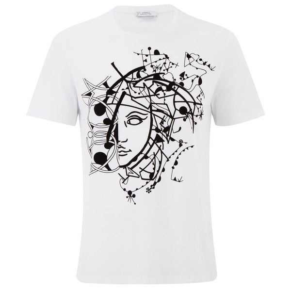 Versace Collection Men's Abstract Medusa T-Shirt - White