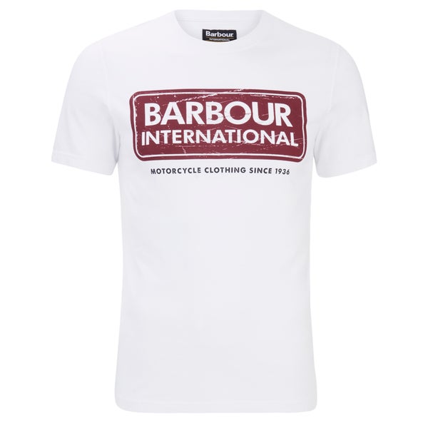 Barbour International Men's Logo T-Shirt - White