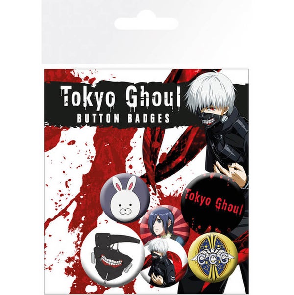 Lot de Badges Tokyo Ghoul - Assortiment