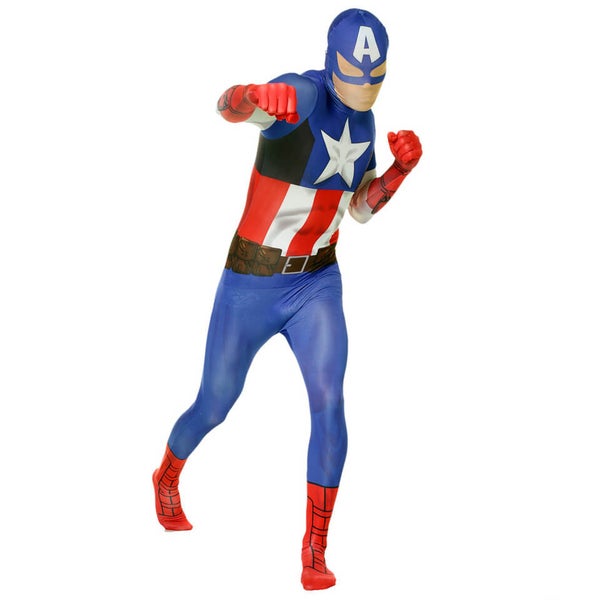 Morphsuit Marvel Captain America - Volwassene