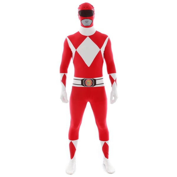 Morphsuit Power Rangers Red Ranger - Volwassene