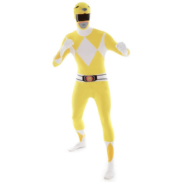 Morphsuit Power Rangers Yellow Ranger - Volwassene