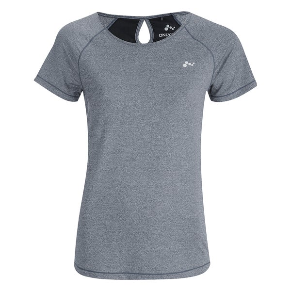 ONLY Women's Germain Training T-Shirt - Medium Grey 