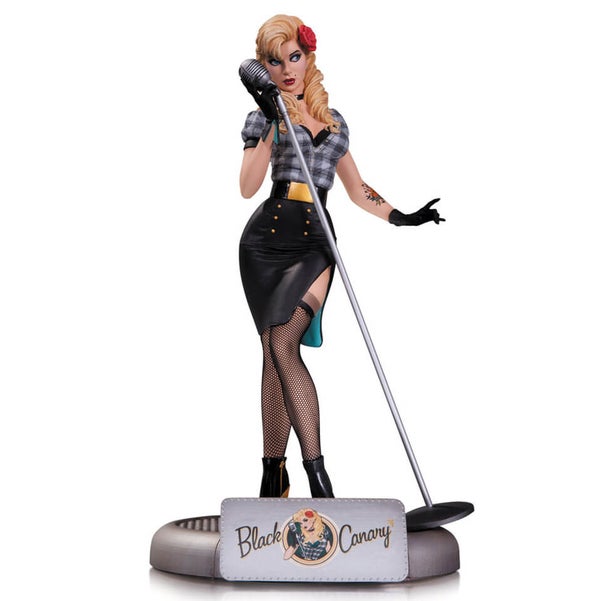 DC Collectibles DC Comics Bombshells Black Canary 10 Inch Statue
