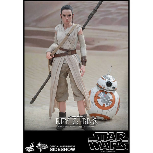 Hot Toys Star Wars The Force Awakens Rey and BB-8 1:6 Scale Figures