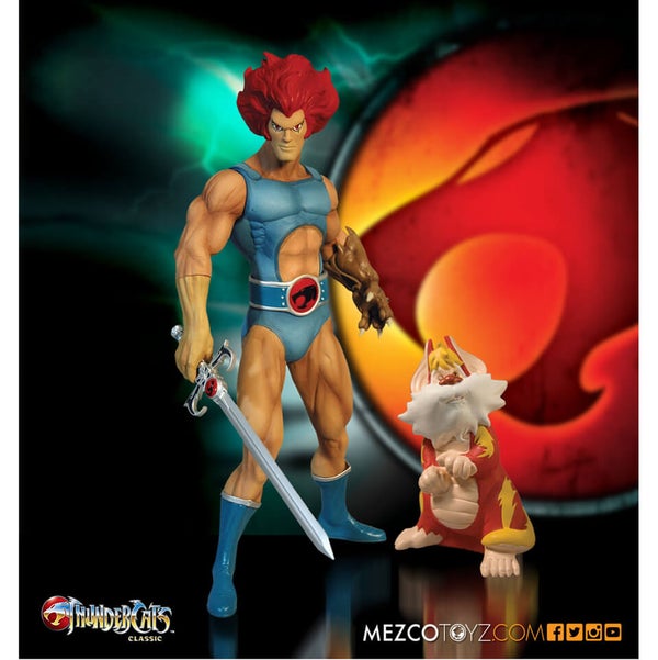 Figurine Cosmocats Lion-O & Snarf 35cm -Mezco Toyz