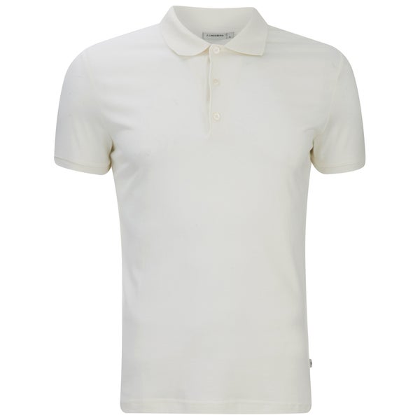 J.Lindeberg Men's Short Sleeve Polo Shirt - White