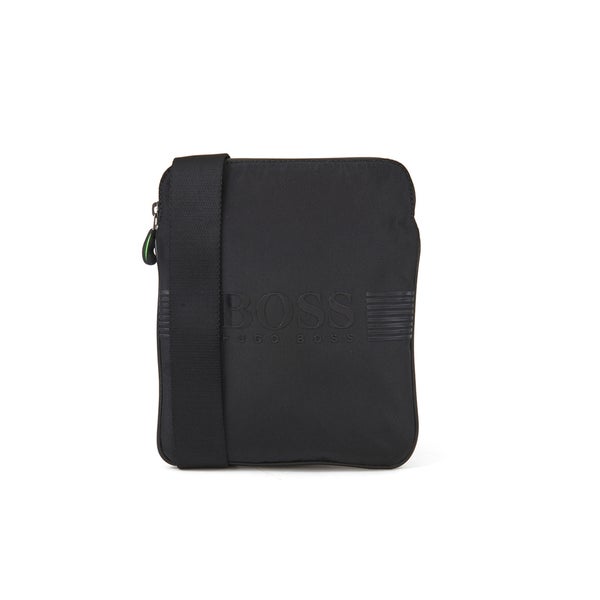 BOSS Green Men's Pixel Zip Shoulder Bag - Black