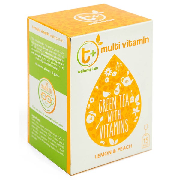 t+ Multi Vitamin Tea - Lemon and Peach