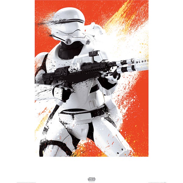 Star Wars: Episode VII - The Force Awakens Flametrooper - 60 x 80cm Paint Art Print