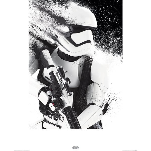 Star Wars: Episode VII - The Force Awakens Stormtrooper - 60 x 80cm Paint Art Print