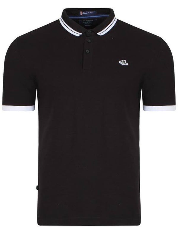 Le Shark Men's Stibbington Pique Polo Shirt - Black
