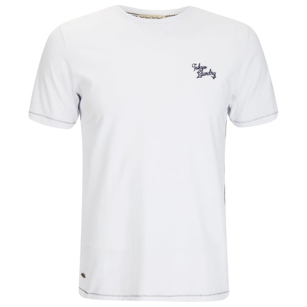 T -Shirt Tokyo Laundry pour Homme Essential -Blanc