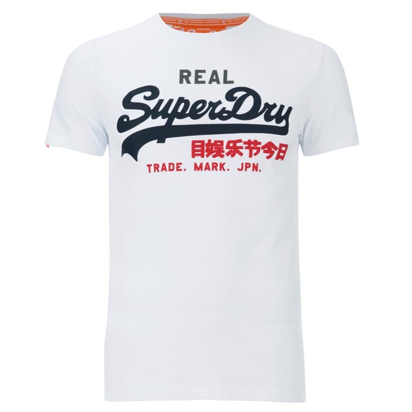 Superdry Men's Vintage Logo Tri Entry T-Shirt - Optic