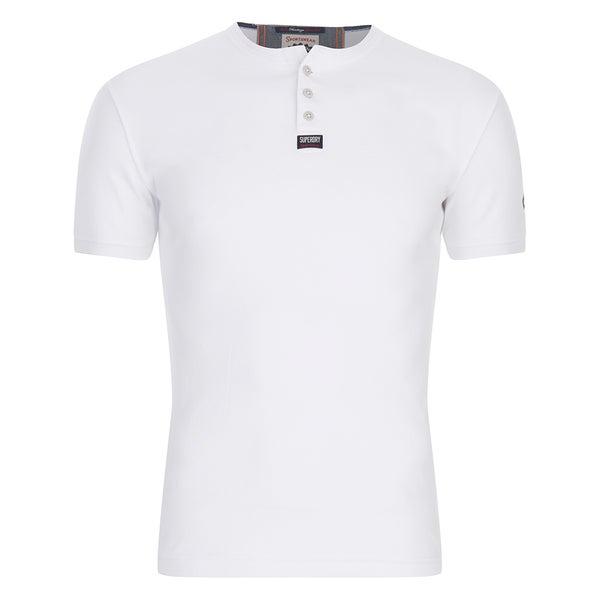 Superdry Men's Heritage Grandad T-Shirt - Optic White