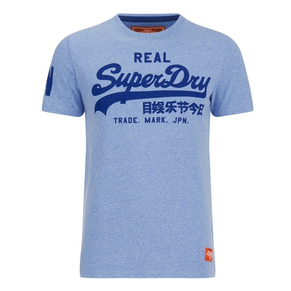 Superdry Men's Vintage Logo T-Shirt - Heather Blue