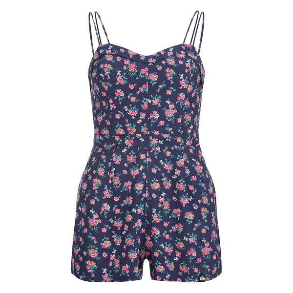 Superdry Women's Holiday Print Playsuit - Stem Floral