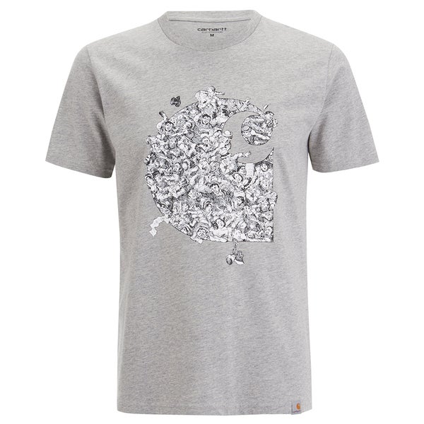 Carhartt Men's Short Sleeve Brawl T-Shirt - Grey Heather