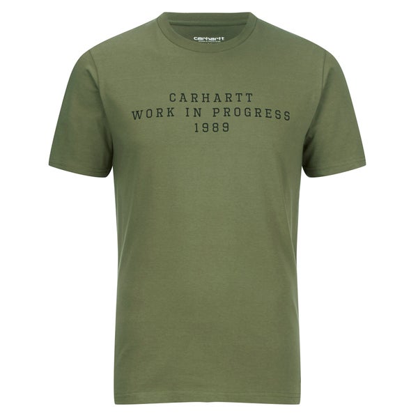 Carhartt Men's Short Sleeve Imprint T-Shirt - Bog/Black
