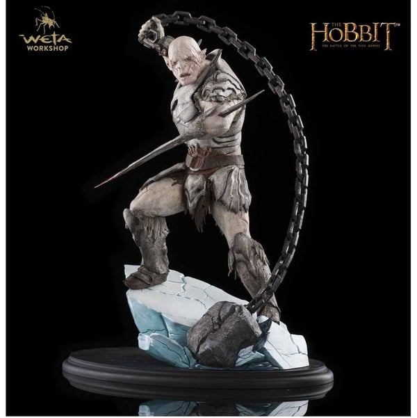 Weta Collectibles The Hobbit: The Battle of the Five Armies Azog Commander of Legions 17 Inch Statue