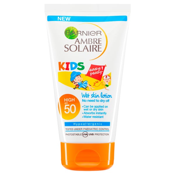 Garnier Ambre Solaire Kids Wet Skin Lotion SPF50 (150ml)